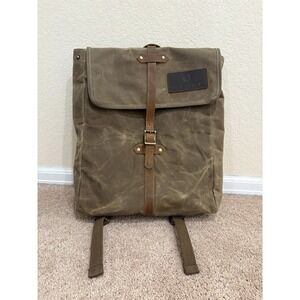 SOLSTICE Oil Waxed Canvas Rucksack Brown Travel Outdoor Bags Backpack